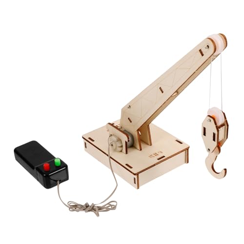 GARIOUANS 1Satz Kranmodell Für DIY Lernset Mit Kran Und Pulley Für Kreative Experimente Und Bastelprojekte Fördert Die Stem Fähigkeiten Farbe Zufällig von GARIOUANS
