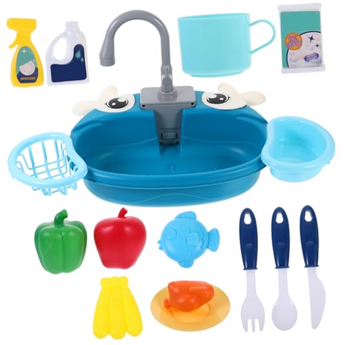 GARIOUANS 1Satz Küchenspüle für Kleinkinder Waschbecken mit Fließendem Wasser und Automatischer Wasserzirkulation Robustes Kunststoffmaterial Küchenzubehör GARIOUANS 1Satz Küchenspüle für Kleinkinder Waschbecken mit Fließendem Wasser und Automatischer Wasserzirkulation Robustes Kunststoffmaterial Küchenzubehör von GARIOUANS