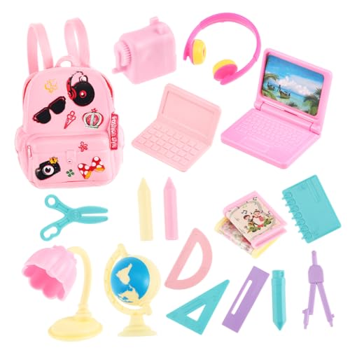 GARIOUANS 1Satz Mini Schulbedarf für Puppenhäuser Teiliges Zubehör Mini Rucksäcke und Lernmaterialien Robustes Puppenhaus Farbenfrohe Miniatur Schulsachen GARIOUANS 1Satz Mini Schulbedarf für Puppenhäuser Teiliges Zubehör Mini Rucksäcke und Lernmaterialien Robustes Puppenhaus Farbenfrohe Miniatur Schulsachen von GARIOUANS