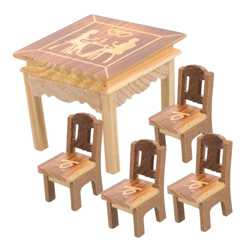 GARIOUANS 1Satz Möbelset für Puppenhäuser Holz und Stuhl Realistische Nachbildung Accessoires für Kreative Spielwelten Zufälliger Stil GARIOUANS 1Satz Möbelset für Puppenhäuser Holz und Stuhl Realistische Nachbildung Accessoires für Kreative Spielwelten Zufälliger Stil von GARIOUANS