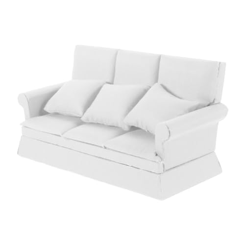 GARIOUANS 1Satz Puppenhaus Sofa mit Kissen Kleines Couchmodell für Kinderzimmer Puppenmöbel Zubehör für DIY Dekoration Langlebig und Süß Teilig GARIOUANS 1Satz Puppenhaus Sofa mit Kissen Kleines Couchmodell für Kinderzimmer Puppenmöbel Zubehör für DIY Dekoration Langlebig und Süß Teilig von GARIOUANS