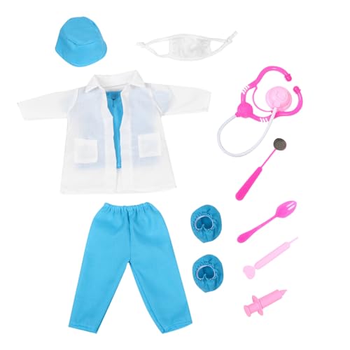 GARIOUANS 1Satz Rollenspiel Puppenkostüm für Puppen Arzt und Krankenschwester Outfit mit Zubehör für Kreatives und Soziale Fähigkeiten Entwickeln GARIOUANS 1Satz Rollenspiel Puppenkostüm für Puppen Arzt und Krankenschwester Outfit mit Zubehör für Kreatives und Soziale Fähigkeiten Entwickeln von GARIOUANS