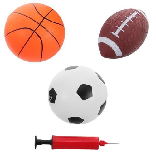 GARIOUANS 1Satz Set Bouncy Bälle für Pumpe Farbenfrohe Basketball Fußball Rugby für Outdoor Aktivitäten und Familieninteraktion GARIOUANS 1Satz Set Bouncy Bälle für Pumpe Farbenfrohe Basketball Fußball Rugby für Outdoor Aktivitäten und Familieninteraktion von GARIOUANS