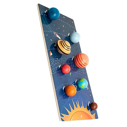 GARIOUANS 1Satz Sonnensystem Puzzle für Hölzernes Lernspielzeug Logischem und Praktischen Fähigkeiten für Jahren Sicheres Design mit Glatter GARIOUANS 1Satz Sonnensystem Puzzle für Hölzernes Lernspielzeug Logischem und Praktischen Fähigkeiten für Jahren Sicheres Design mit Glatter von GARIOUANS