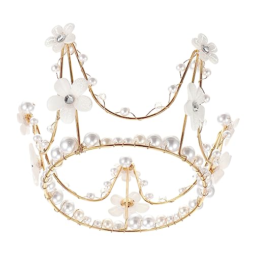 GARIOUANS 1Stück Perlenkrone Kuchendekoration für Geburtstagspartys Eleganter Kuchen Topper für Hochzeiten und Feiern Exquisites Design für Festliche Anlässe und Tischdekorationen GARIOUANS 1Stück Perlenkrone Kuchendekoration für Geburtstagspartys Eleganter Kuchen Topper für Hochzeiten und Feiern Exquisites Design für Festliche Anlässe und Tischdekorationen von GARIOUANS