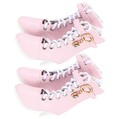 GARIOUANS 2 Paare Doll High Heel Boots Miniatur Stiefel für Puppen Accessoires für Ankleiden von Puppen für Mädchen von GARIOUANS
