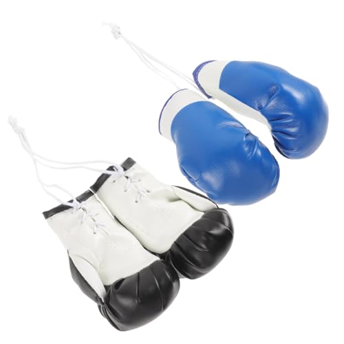 GARIOUANS 2 Paare Kleine Boxhandschuhe Anhänger aus PVC Dekorative Mini Boxhandschuh ornamente für Auto Rucksack Schlüsselbund Robuste Glatte Oberfläche Vielseitige Hängende Innenraum deko GARIOUANS 2 Paare Kleine Boxhandschuhe Anhänger aus PVC Dekorative Mini Boxhandschuh ornamente für Auto Rucksack Schlüsselbund Robuste Glatte Oberfläche Vielseitige Hängende Innenraum deko von GARIOUANS