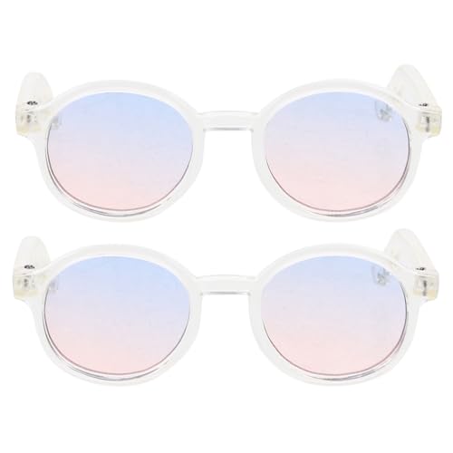 GARIOUANS 2 Paare Puppenbrille Minibrille für Puppen Zubehör für Bastelprojekte Geburtstagsgeschenke und Puppen Dekorationen GARIOUANS 2 Paare Puppenbrille Minibrille für Puppen Zubehör für Bastelprojekte Geburtstagsgeschenke und Puppen Dekorationen von GARIOUANS