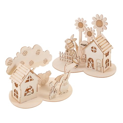 GARIOUANS 2 Sätze Easter Holz Puzzle für DIY Frosch Eier Dekoration Interaktives Lernspielzeug Handfertigkeiten Teiliges für Ostern GARIOUANS 2 Sätze Easter Holz Puzzle für DIY Frosch Eier Dekoration Interaktives Lernspielzeug Handfertigkeiten Teiliges für Ostern von GARIOUANS