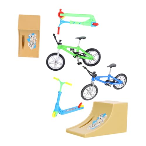 GARIOUANS 2 Sätze Mini Finger Bike und Scooter Ramp Kit Multifunktionales Finger Sportspielzeug für Erwachsene Stressabbau Simulation Tischspielzeug für Fingersport und Geschicklichkeit GARIOUANS 2 Sätze Mini Finger Bike und Scooter Ramp Kit Multifunktionales Finger Sportspielzeug für Erwachsene Stressabbau Simulation Tischspielzeug für Fingersport und Geschicklichkeit von GARIOUANS
