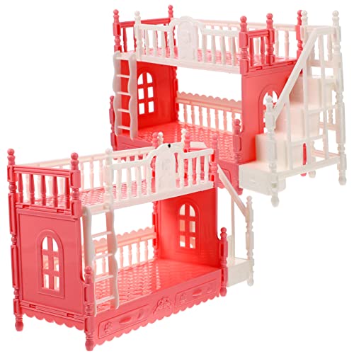 GARIOUANS 2 Sätze Mini-etagenbett Puppenhausmöbel Requisiten Bettpuppen-minimodelle Mini-puppenset Mit Etagenbett Mini- -etagenbett- Puppenbett Etagenbettmodell Plastik GARIOUANS 2 Sätze Mini-etagenbett Puppenhausmöbel Requisiten Bettpuppen-minimodelle Mini-puppenset Mit Etagenbett Mini- -etagenbett- Puppenbett Etagenbettmodell Plastik von GARIOUANS