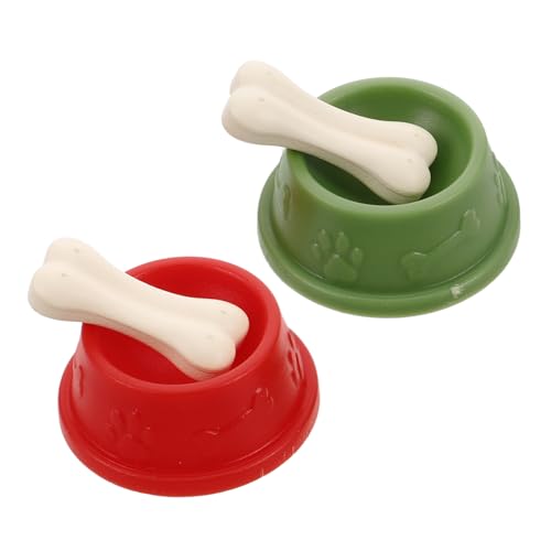 GARIOUANS 2 Sätze Miniaturisiertes Hundenapf Teiliges Puppenzubehör für Puppenstuben Realistische Futter und Wasserschalen für Spielzeughunde Kreative Spielmöglichkeiten GARIOUANS 2 Sätze Miniaturisiertes Hundenapf Teiliges Puppenzubehör für Puppenstuben Realistische Futter und Wasserschalen für Spielzeughunde Kreative Spielmöglichkeiten von GARIOUANS