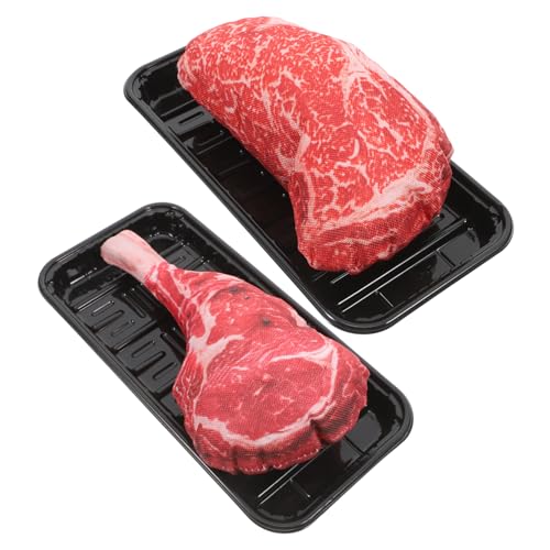 GARIOUANS 2 Sätze Simuliertes Steak Modell Requisiten Lebensmittel Realistisches Lebensmittel Ornament Simulierte Lebensmittelmodelle Gefälschtes Steak Realistische GARIOUANS 2 Sätze Simuliertes Steak Modell Requisiten Lebensmittel Realistisches Lebensmittel Ornament Simulierte Lebensmittelmodelle Gefälschtes Steak Realistische von GARIOUANS