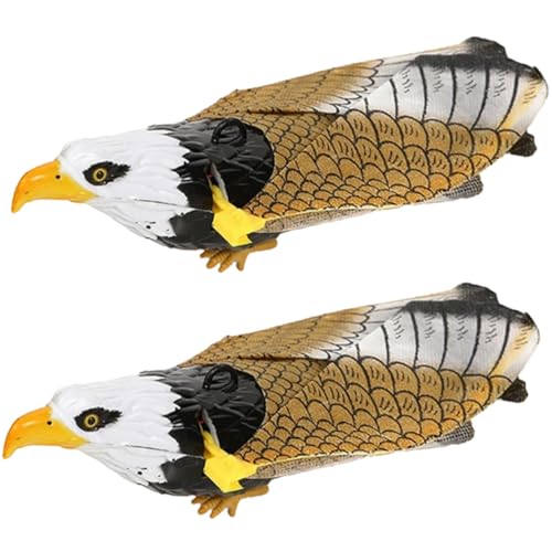 GARIOUANS 2 Stück Elektrisches Musikspielzeug Drehendes Sicheres Vogelspielzeug für Anfänger Geschenk Kinderzubehör von GARIOUANS