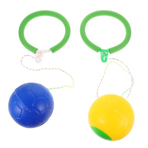 GARIOUANS 2 Stück Fitness Jump Ball mit Fußring für Einbein Sprünge Interaktives Outdoor Sportspielzeug für Erwachsene Gelb Blau Fördert Koordination und Bewegung GARIOUANS 2 Stück Fitness Jump Ball mit Fußring für Einbein Sprünge Interaktives Outdoor Sportspielzeug für Erwachsene Gelb Blau Fördert Koordination und Bewegung von GARIOUANS