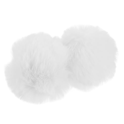 GARIOUANS 2 Stück Flauschige Kaninchenschwänze Weiße Pom Poms für Kinderkostüme Cosplay Zubehör und Halloween Partys Abnehmbare Schuhschnallen für Festlichkeiten GARIOUANS 2 Stück Flauschige Kaninchenschwänze Weiße Pom Poms für Kinderkostüme Cosplay Zubehör und Halloween Partys Abnehmbare Schuhschnallen für Festlichkeiten von GARIOUANS