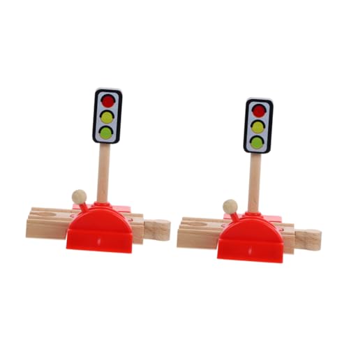 GARIOUANS 2 Stück Gleiszubehör für Eisenbahnverkehrssignale o Spurweite Zubehör Ampelspielzeug Eisenbahngleis Modell vorgeben DIY Zugampel DIY-Ampelmodell Holz GARIOUANS 2 Stück Gleiszubehör für Eisenbahnverkehrssignale o Spurweite Zubehör Ampelspielzeug Eisenbahngleis Modell vorgeben DIY Zugampel DIY-Ampelmodell Holz von GARIOUANS