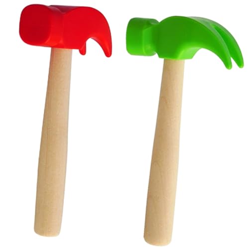 GARIOUANS 2 Stück Hammer Kleiner Holzhammer aus PP und Holz Sicherer Pounding Hammer für Fördert Greif Koordinationsfähigkeit Leicht und Tragbar für Lernen GARIOUANS 2 Stück Hammer Kleiner Holzhammer aus PP und Holz Sicherer Pounding Hammer für Fördert Greif Koordinationsfähigkeit Leicht und Tragbar für Lernen von GARIOUANS