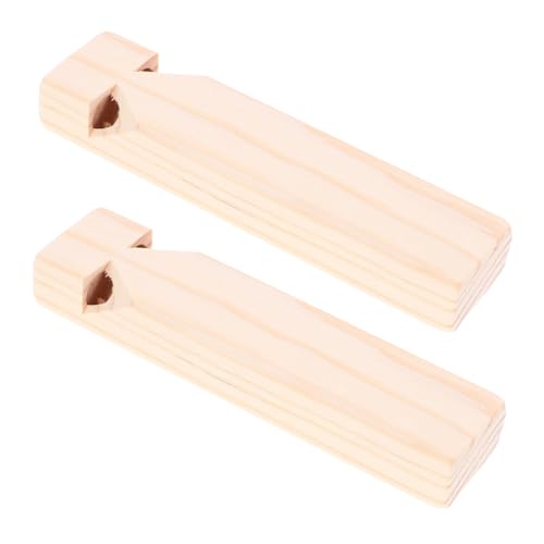 GARIOUANS 2 Stück Holzpfeifen DIY Naturbelassene Zugpfeifen Leichtes Musikspielzeug zur Hörentwicklung und Künstlerisches Interesse als Partygeschenk GARIOUANS 2 Stück Holzpfeifen DIY Naturbelassene Zugpfeifen Leichtes Musikspielzeug zur Hörentwicklung und Künstlerisches Interesse als Partygeschenk von GARIOUANS