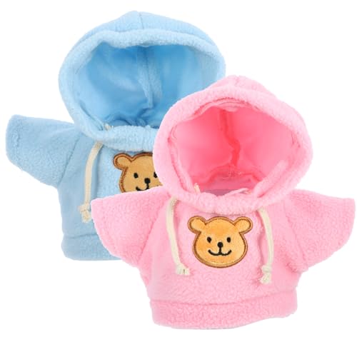 GARIOUANS 2 Stück Plüschbär Kleidung Dekorative Puppenkleidung für Kreative Rollenspiele Puppen und Plüschtiere für Teenager GARIOUANS 2 Stück Plüschbär Kleidung Dekorative Puppenkleidung für Kreative Rollenspiele Puppen und Plüschtiere für Teenager von GARIOUANS