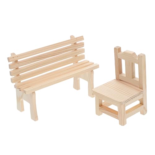 GARIOUANS 2 Stück Puppenhausbank Mini-Puppenhaus- Spielhaus Mini-Puppenhaus-Zubehör Dollhouse Dekorationen kleine Parkbank Miniaturpuppenhausmöbel winziges Bankdekor Holz Beige GARIOUANS 2 Stück Puppenhausbank Mini-Puppenhaus- Spielhaus Mini-Puppenhaus-Zubehör Dollhouse Dekorationen kleine Parkbank Miniaturpuppenhausmöbel winziges Bankdekor Holz Beige von GARIOUANS