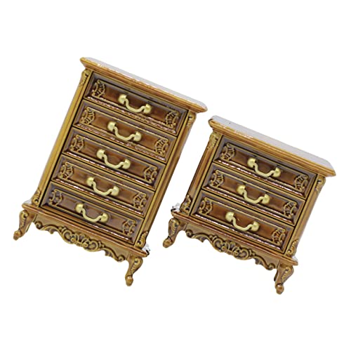 GARIOUANS 2 Stück Puppenhausmöbel Miniaturen Klein Miniatur-puppenstubenmöbel Puppenhaus Truhe Winziges Puppenhauskommode Puppenzubehör Puppenhauszubehör Hellbraun Plastik GARIOUANS 2 Stück Puppenhausmöbel Miniaturen Klein Miniatur-puppenstubenmöbel Puppenhaus Truhe Winziges Puppenhauskommode Puppenzubehör Puppenhauszubehör Hellbraun Plastik von GARIOUANS