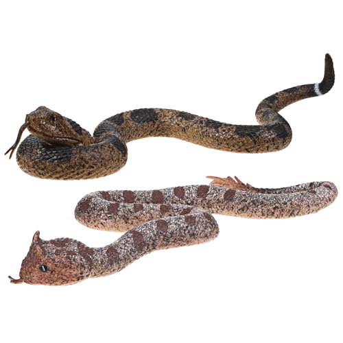 GARIOUANS 2 Stück Realistische TPR Schlange Weiches Hautfreundliches für Gartenstreiche Halloween Dekoration Fotorequisiten Vielseitig Einsetzbar Detailgetreue Nachbildung Praxistauglich GARIOUANS 2 Stück Realistische TPR Schlange Weiches Hautfreundliches für Gartenstreiche Halloween Dekoration Fotorequisiten Vielseitig Einsetzbar Detailgetreue Nachbildung Praxistauglich von GARIOUANS