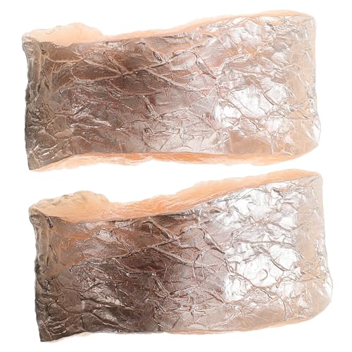 GARIOUANS 2 Stück Realistisches Künstliche Fischsteaks aus Robustem PVC Langlebige Fake Food Modelle als Dekoration für Küche Party Fotografie und Kreative Präsentationen von GARIOUANS