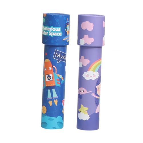 GARIOUANS 2 Stück Rotierendes Buntes Prisma aus Papier Pädagogisch und Leicht Geeignet als für Geburtstag Kinderfest Interaktives Lernspielzeug für Jungen und Mädchen von GARIOUANS