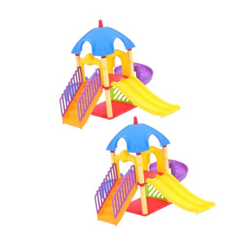 GARIOUANS 2 Stück Rutschenspielzeug Mini-Spielplatz-Ornamente Home Ornament Spielplatz Ausrüstung Hausrutschenmodelle Mini-Rutschspielzeug Miniaturpuppenhausdekoration Abs GARIOUANS 2 Stück Rutschenspielzeug Mini-Spielplatz-Ornamente Home Ornament Spielplatz Ausrüstung Hausrutschenmodelle Mini-Rutschspielzeug Miniaturpuppenhausdekoration Abs von GARIOUANS