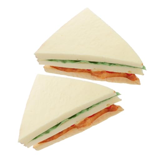 GARIOUANS 2 Stück Simulierte Sandwich -Requisiten Gefälschtes Geschnittenes Brot Künstliche Sandwich-Requisite Realistisches Falsches Brot -Requisite Brotmodell Pu GARIOUANS 2 Stück Simulierte Sandwich -Requisiten Gefälschtes Geschnittenes Brot Künstliche Sandwich-Requisite Realistisches Falsches Brot -Requisite Brotmodell Pu von GARIOUANS