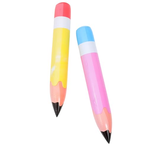 GARIOUANS 2 Stück Teiliges Aufblasbares Riesen Buntstift aus Langlebigem PVC Große Geruchlose Party Dekoration für Schulgeburtstage und Festliche Klassenzimmer Accessoires in Gelb GARIOUANS 2 Stück Teiliges Aufblasbares Riesen Buntstift aus Langlebigem PVC Große Geruchlose Party Dekoration für Schulgeburtstage und Festliche Klassenzimmer Accessoires in Gelb von GARIOUANS