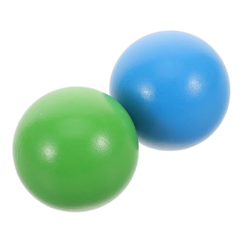 GARIOUANS 2 Stück Teiliges Croquet Holz Kugeln Handpoliert Glatte Oberfläche Sicher Splitterfrei für Gartenpartys Outdoor Spiele Familienaktivitäten Geeignet für Erwachsene von GARIOUANS