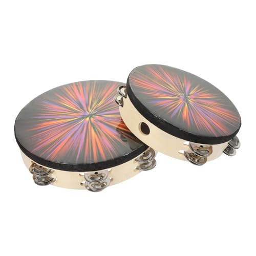 GARIOUANS 2 Stück Teiliges Handtrommel aus Holz Buntes Orff Percussion Instrument für Fördert Konzentration und Hand Auge Koordination für Musikalische Früherziehung GARIOUANS 2 Stück Teiliges Handtrommel aus Holz Buntes Orff Percussion Instrument für Fördert Konzentration und Hand Auge Koordination für Musikalische Früherziehung von GARIOUANS