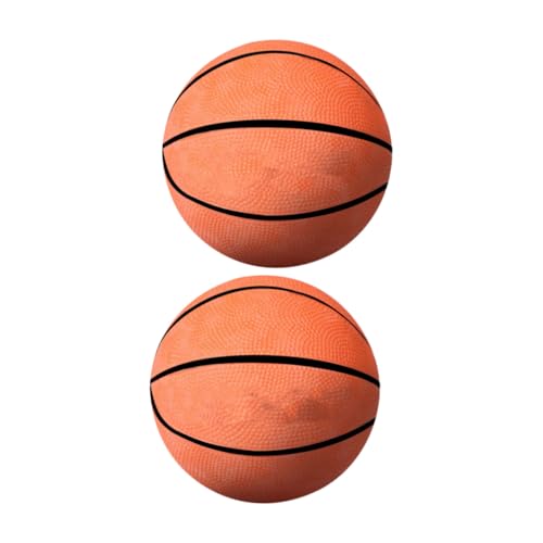 GARIOUANS 2 Stück Teiliges Mini Basketballspielset mit Gummiball Aufblasbar Interaktives Lernspielzeug für Verbessert Hand Auge Koordination und Fingerkraft Geeignet für Mädchen und Jungen von GARIOUANS