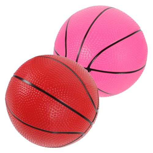 GARIOUANS 2 Stück Teiliges Mini Basketballspielzeug aus Hochwertigem für Kleinkinder Jahre Leicht Robust Strukturiertem Oberflächendesign Geeignet für Indoor Spaß und Zufällige Farbe von GARIOUANS