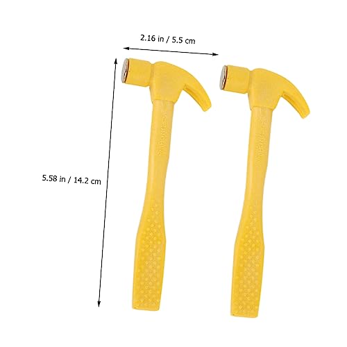 GARIOUANS 2 Stück Teiliges Mini Hammer Kinderklopfspielzeug aus Sicherem Material Leichter Mallet für Kleine Hände Pädagogisches Werkzeugspielzeug für Geburtstags und Interaktionsspaß GARIOUANS 2 Stück Teiliges Mini Hammer Kinderklopfspielzeug aus Sicherem Material Leichter Mallet für Kleine Hände Pädagogisches Werkzeugspielzeug für Geburtstags und Interaktionsspaß von GARIOUANS