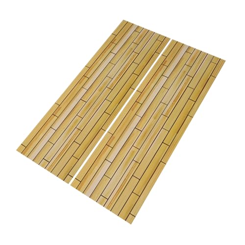 GARIOUANS 2 Stück Teiliges Miniatur-Dollhouse-holzboden- Realistische Holzfußbodenplatten Langlebige Holzpaneele für DIY Puppenhaus-Dekoration Installieren Natürlicher Look für GARIOUANS 2 Stück Teiliges Miniatur-Dollhouse-holzboden- Realistische Holzfußbodenplatten Langlebige Holzpaneele für DIY Puppenhaus-Dekoration Installieren Natürlicher Look für von GARIOUANS