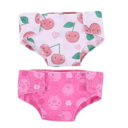 GARIOUANS 2 Stück Teiliges Puppen Unterwäsche Leichte Doll Windeln Strapazierfähige Puppenkleidung Praktische Unterhosen Geeignet für Puppen Zubehör für Rollenspiele GARIOUANS 2 Stück Teiliges Puppen Unterwäsche Leichte Doll Windeln Strapazierfähige Puppenkleidung Praktische Unterhosen Geeignet für Puppen Zubehör für Rollenspiele von GARIOUANS