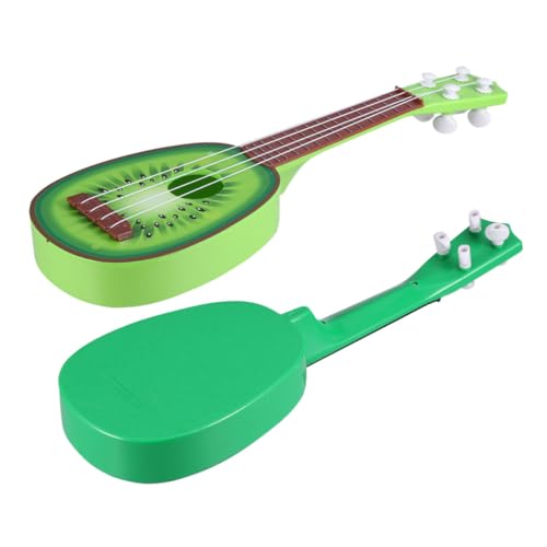 GARIOUANS 2 Stück Ukulele Teilig Mini Früchte Design Wassermelone und Kiwi Lernspielzeug Musikinstrument für Frühe Musikalische Robustes Plastik für Anfänger und Ab Jahren von GARIOUANS
