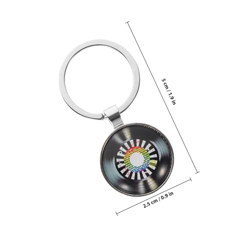 GARIOUANS 2 Stück Vinyl Schallplatten Schlüsselanhänger aus Stabilem Material Dekorativer Musik anhänger für Rucksack Tasche Geschenkidee für Vinyl Liebhaber und Musikfans GARIOUANS 2 Stück Vinyl Schallplatten Schlüsselanhänger aus Stabilem Material Dekorativer Musik anhänger für Rucksack Tasche Geschenkidee für Vinyl Liebhaber und Musikfans von GARIOUANS