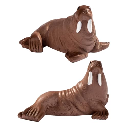 GARIOUANS 2 Stück Walross Figuren aus Kunstharz Realistische Meeresdekoration für Kreative DIY Landschaften für Zuhause Aquarien und Terrarien GARIOUANS 2 Stück Walross Figuren aus Kunstharz Realistische Meeresdekoration für Kreative DIY Landschaften für Zuhause Aquarien und Terrarien von GARIOUANS