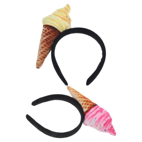 GARIOUANS 2 Stücke Eiscreme Stirnband für Damen Lustige Haarschmuck Accessoires für Halloween Partys und Freizeit und Haarschonend für Make Up und Spa Anwendungen GARIOUANS 2 Stücke Eiscreme Stirnband für Damen Lustige Haarschmuck Accessoires für Halloween Partys und Freizeit und Haarschonend für Make Up und Spa Anwendungen von GARIOUANS