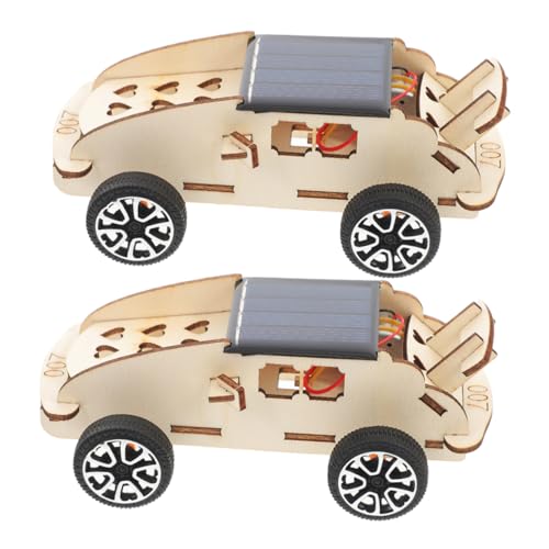 GARIOUANS 2 Stücke Solarbetriebene Auto Bausatz für Holzpuzzle DIY Wissenschaftsexperiment für Lehrreiches Stem Bauspielzeug für Jungen GARIOUANS 2 Stücke Solarbetriebene Auto Bausatz für Holzpuzzle DIY Wissenschaftsexperiment für Lehrreiches Stem Bauspielzeug für Jungen von GARIOUANS