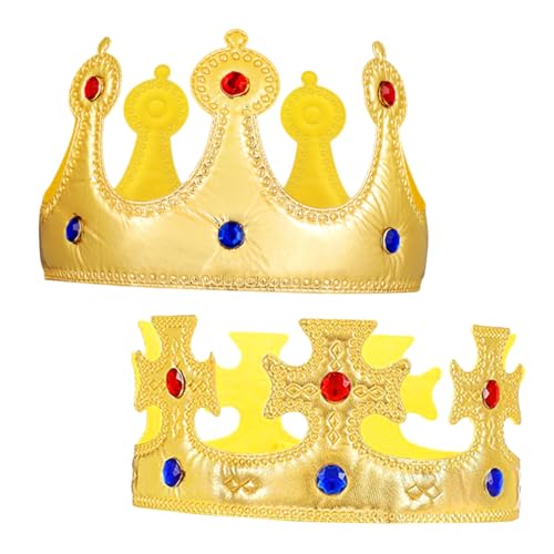 GARIOUANS 2 Stücke Stoff Geburtstag Kronen für Königskrone und Juwelenkrone Weiche Bequeme Partyhüte für Jungen und Mädchen Vielseitiges Zubehör für Geburtstagsfeiern und Themenpartys GARIOUANS 2 Stücke Stoff Geburtstag Kronen für Königskrone und Juwelenkrone Weiche Bequeme Partyhüte für Jungen und Mädchen Vielseitiges Zubehör für Geburtstagsfeiern und Themenpartys von GARIOUANS