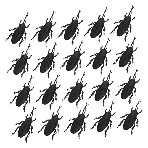 GARIOUANS 20 Stück Mann Bugs Gruseliges Streich Neuheit Trick Streich Kit Heikles Streich Neuheit PVC Schwarz GARIOUANS 20 Stück Mann Bugs Gruseliges Streich Neuheit Trick Streich Kit Heikles Streich Neuheit PVC Schwarz von GARIOUANS