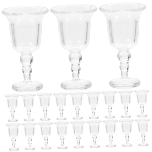 GARIOUANS 20 Stück Mini Weinglas Puppenhäuser F Mini-Wasserbecher Miniatur-Puppenhausbecher Miniatur -Teetassen Dekorative Tassen Mini Teetasse Mini-Hausbechermodelle Miniaturhauszubehör Abs GARIOUANS 20 Stück Mini Weinglas Puppenhäuser F Mini-Wasserbecher Miniatur-Puppenhausbecher Miniatur -Teetassen Dekorative Tassen Mini Teetasse Mini-Hausbechermodelle Miniaturhauszubehör Abs von GARIOUANS
