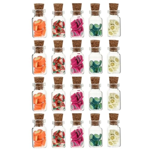 GARIOUANS 20stücke Miniatur Obstgläser Dollhouse Zubehör Für Kreative Spielwelten Für Dekoration Und Miniatur Küche Details Für Sammler GARIOUANS 20stücke Miniatur Obstgläser Dollhouse Zubehör Für Kreative Spielwelten Für Dekoration Und Miniatur Küche Details Für Sammler von GARIOUANS