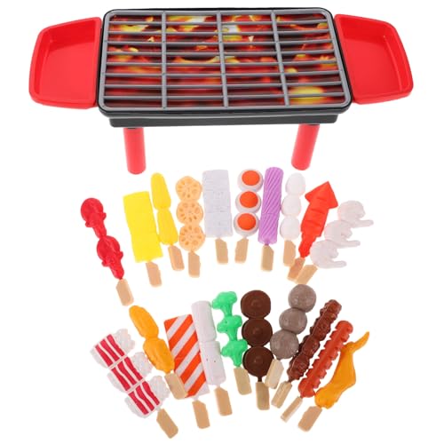 GARIOUANS 20 Stück Teiliges BBQ Grillspielzeug Set mit Realistischen Spiellebensmitteln Rauch Licht Soundeffekten Vielseitiges Küchenutensilien Set für Drinnen und Draußen für Jungen und GARIOUANS 20 Stück Teiliges BBQ Grillspielzeug Set mit Realistischen Spiellebensmitteln Rauch Licht Soundeffekten Vielseitiges Küchenutensilien Set für Drinnen und Draußen für Jungen und von GARIOUANS