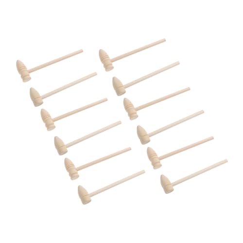 GARIOUANS 20 Stück Teiliges Mini Holzhammer Mallets Hammering Tools für Eggs Lustiges Geschicklichkeitsspiel Hand Auge Koordination und Kreativität Geeignet für Ab Jahren von GARIOUANS